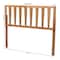 Baxton Studio Duncan Modern and Contemporary Ash Walnut Finished Wood King Size Headboard 181-11103-Zoro - alternate 2
